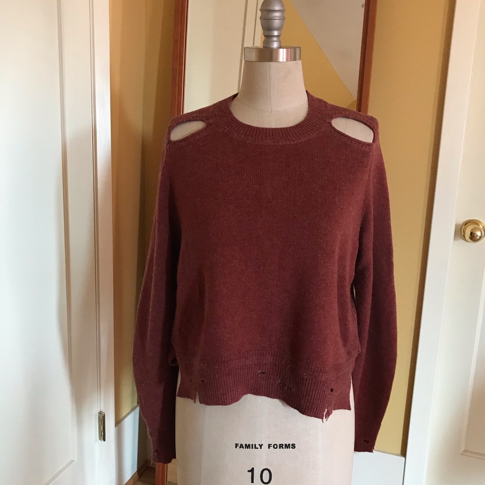 Isabel Marant etoile distressed sweater